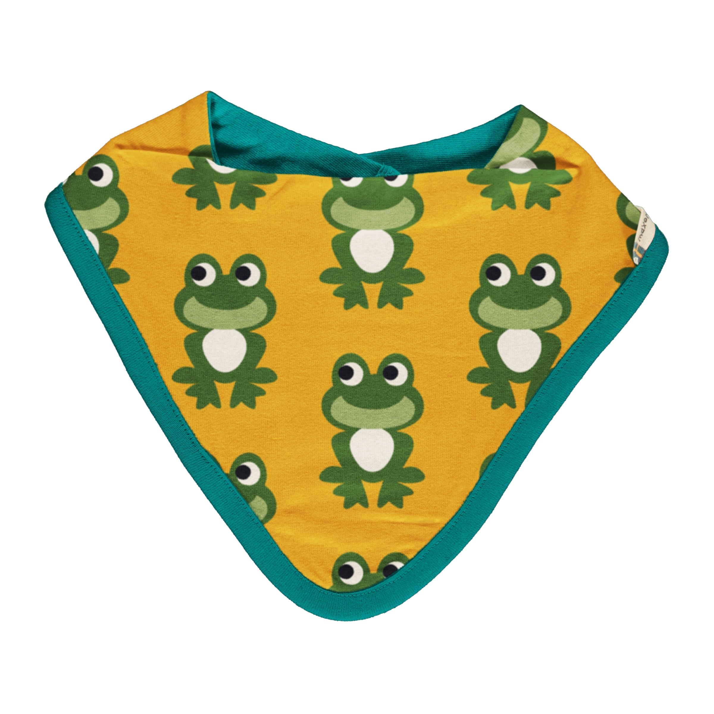 〖 Maxomorra 〗黃色青蛙刷絨圍兜