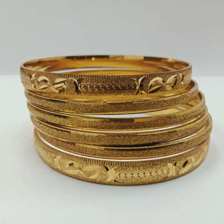 Fancy Modern Bangles 6 Piece Set MB1211