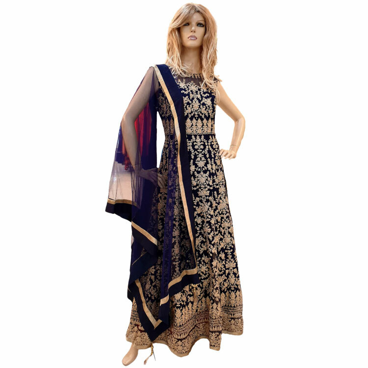 Women Hard Crafted Embroidered Ready Made Lehengga TSD045