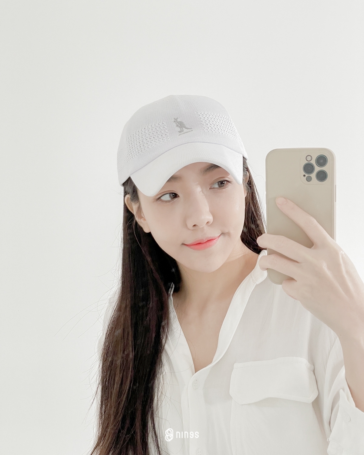 【現貨】KANGOL VENTAIR SPACE CAP BLACK 老帽 白色 1456BC-WH103