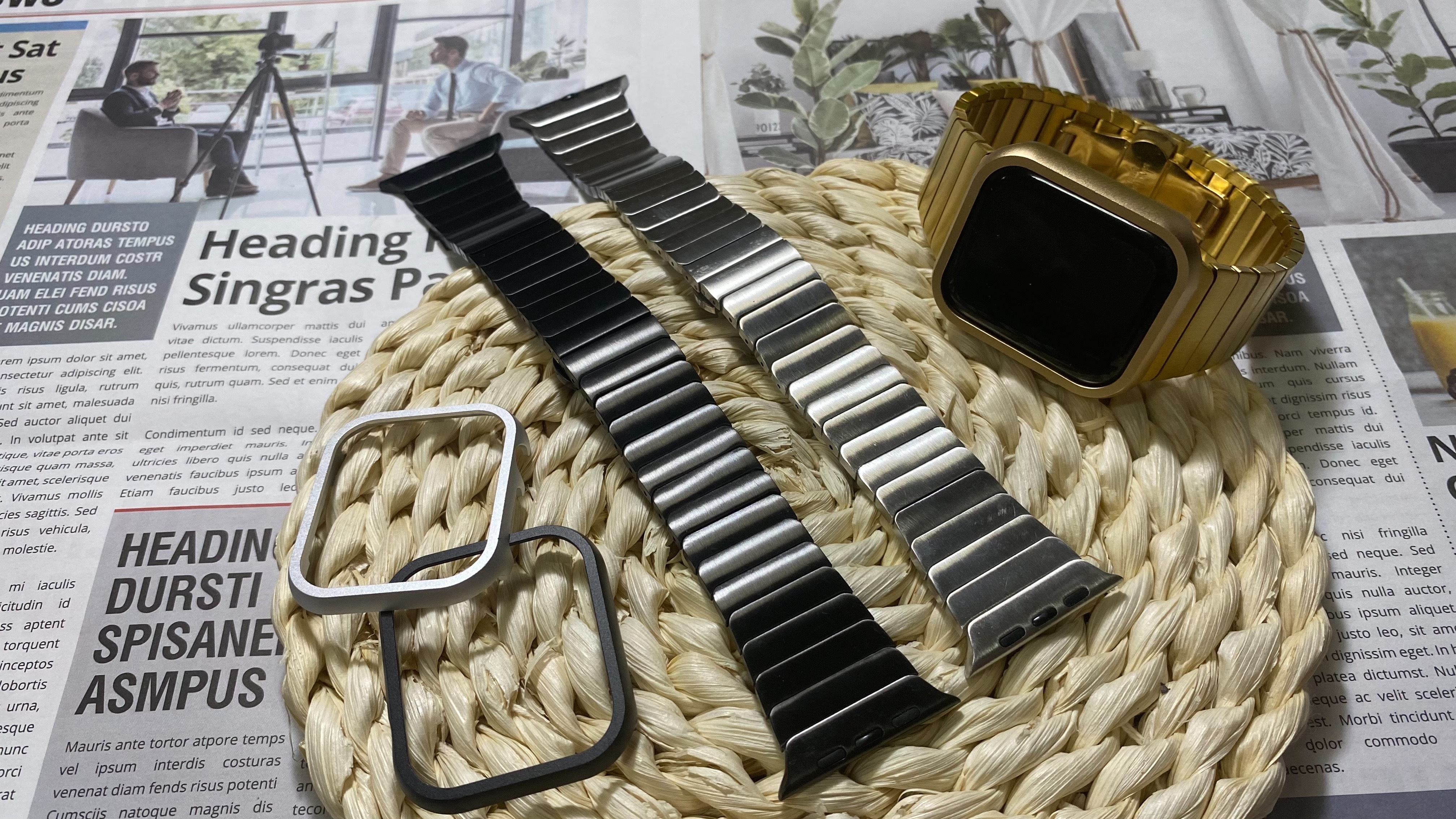 【開箱】輕奢感金屬錶帶裱框 F&W未來錶Apple Watch