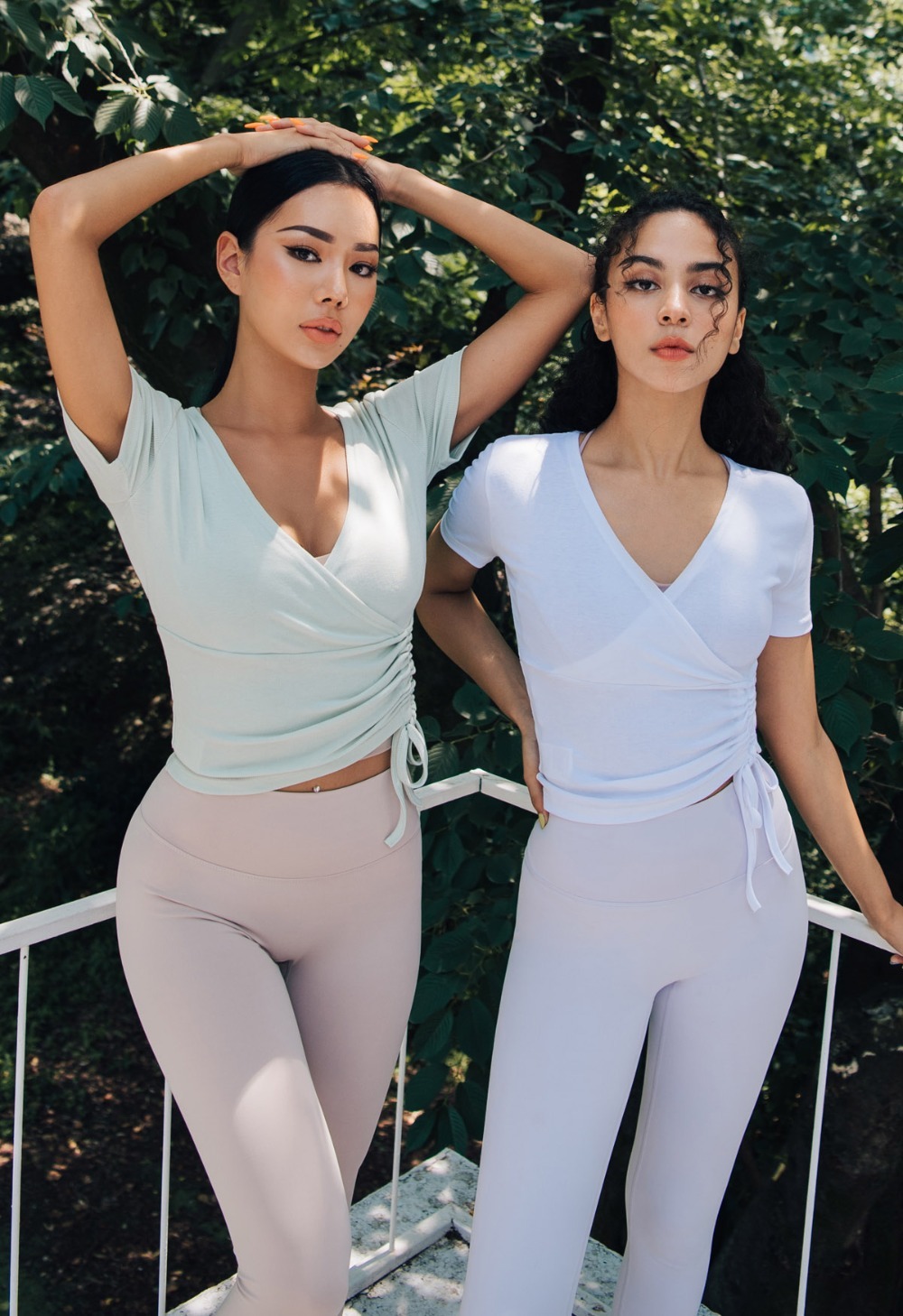 CONCHWEAR - V領束帶上衣