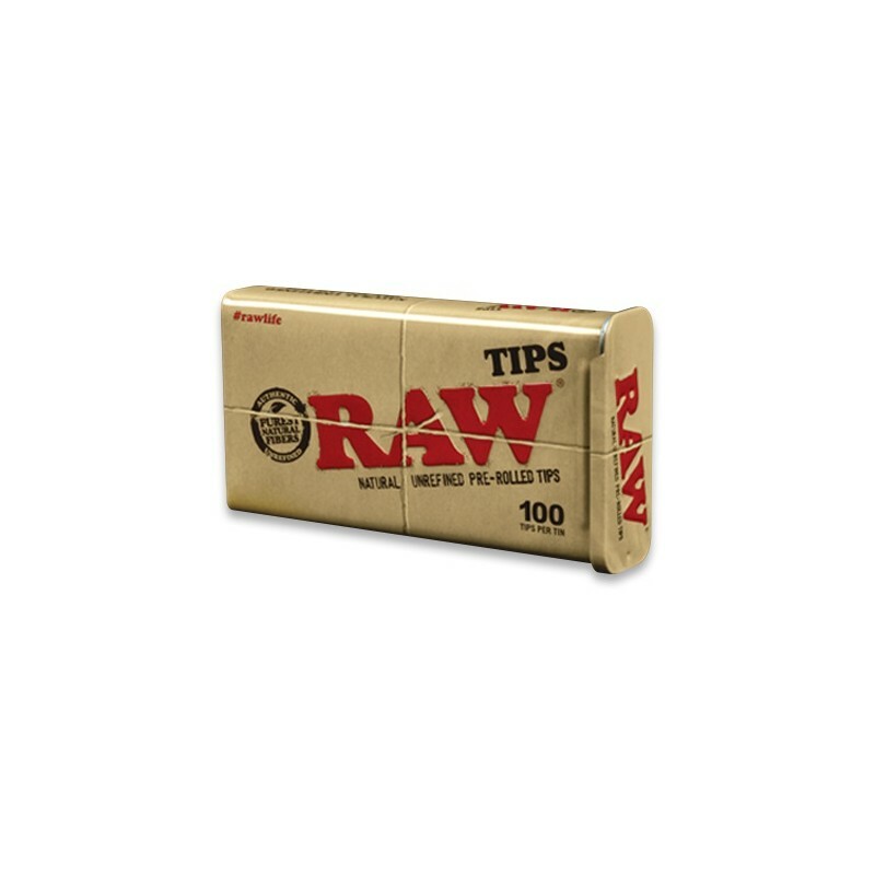 RAW PRE-ROLLED TIPS TIN