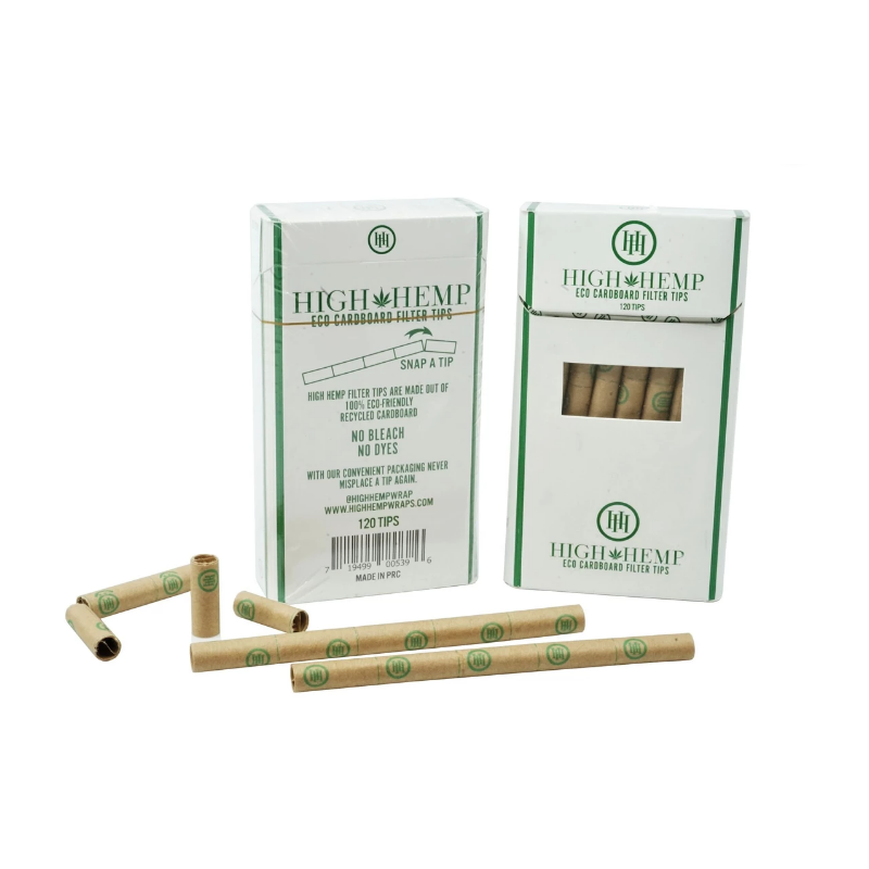 HIGH HEMP ECO CARDBOARD FILTER TIPS