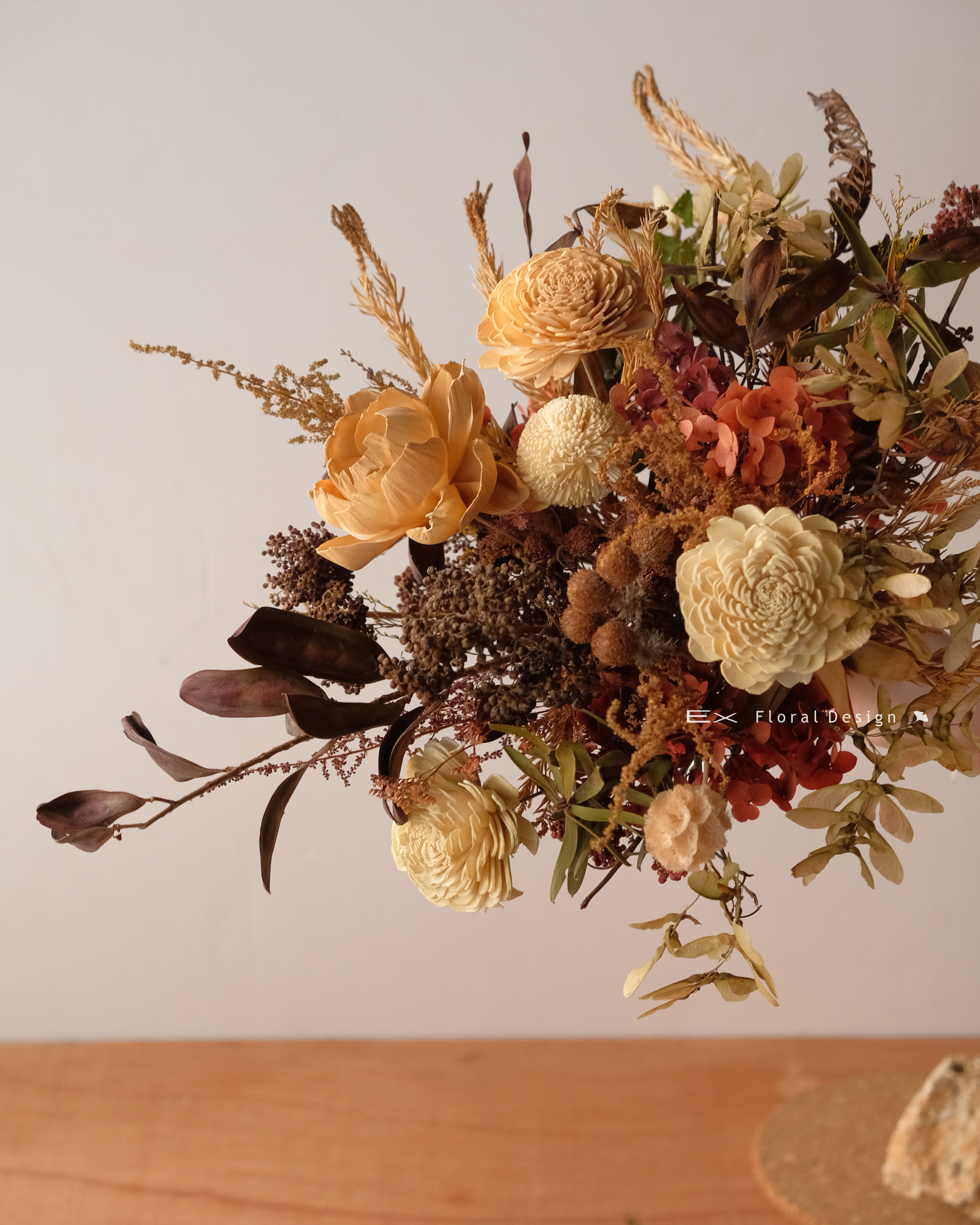 午香邂逅｜伯爵奶茶〈 不凋花 永生花 〉