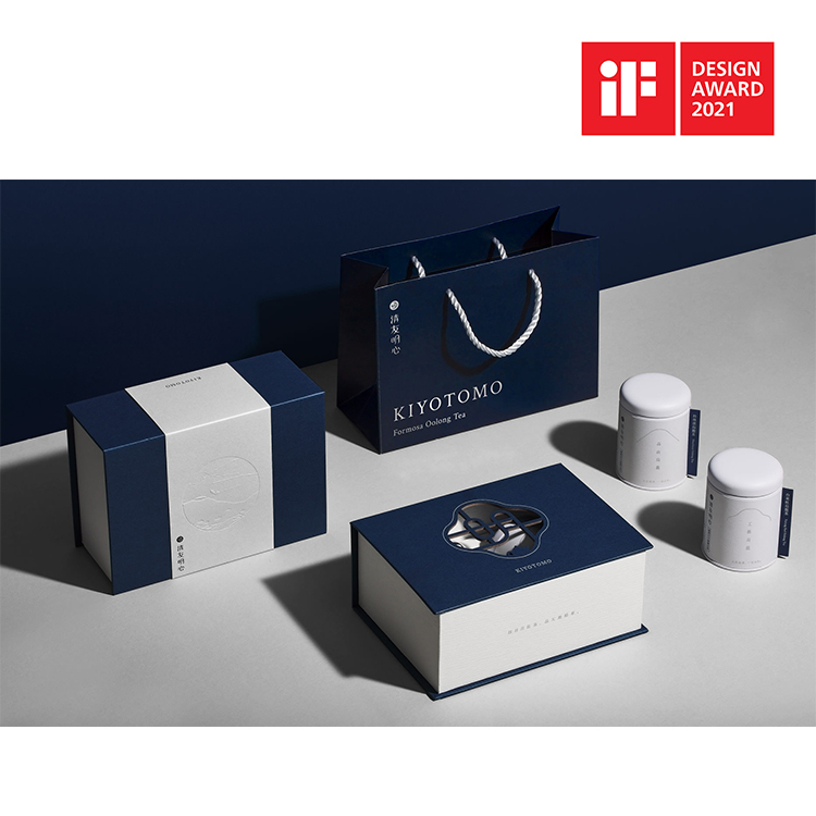 清友明心 X 三名治設計 | 品茗窗花禮盒 - 杉林溪烏龍、台東紅烏龍