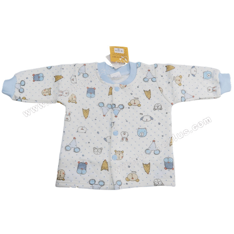 Koma Land: 嬰兒印花夾絲長袖對胸外套 BE3071 (6m-18m碼)