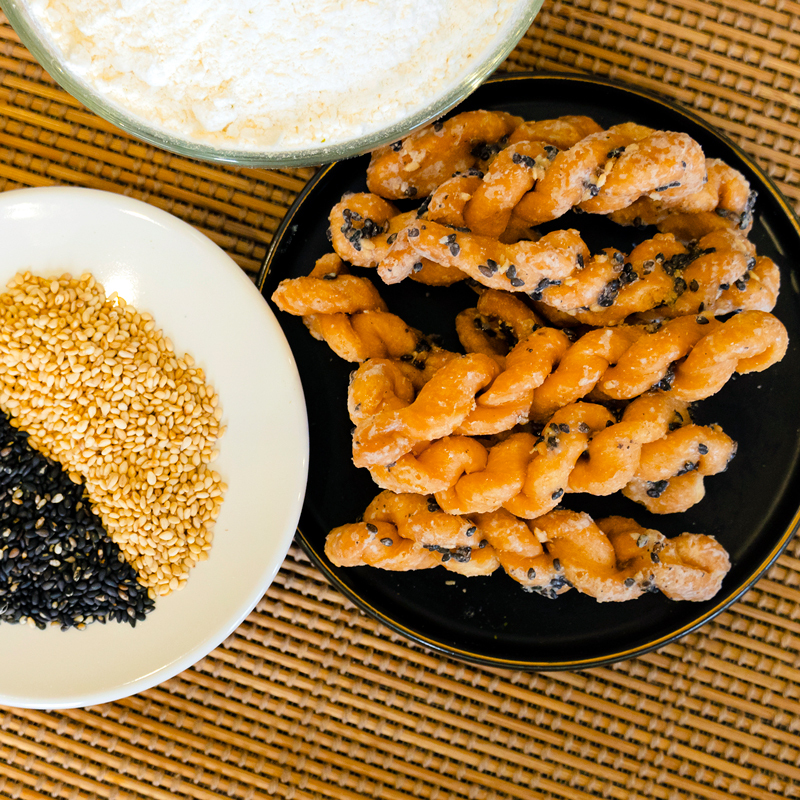 【海濤客】芝麻麻花捲