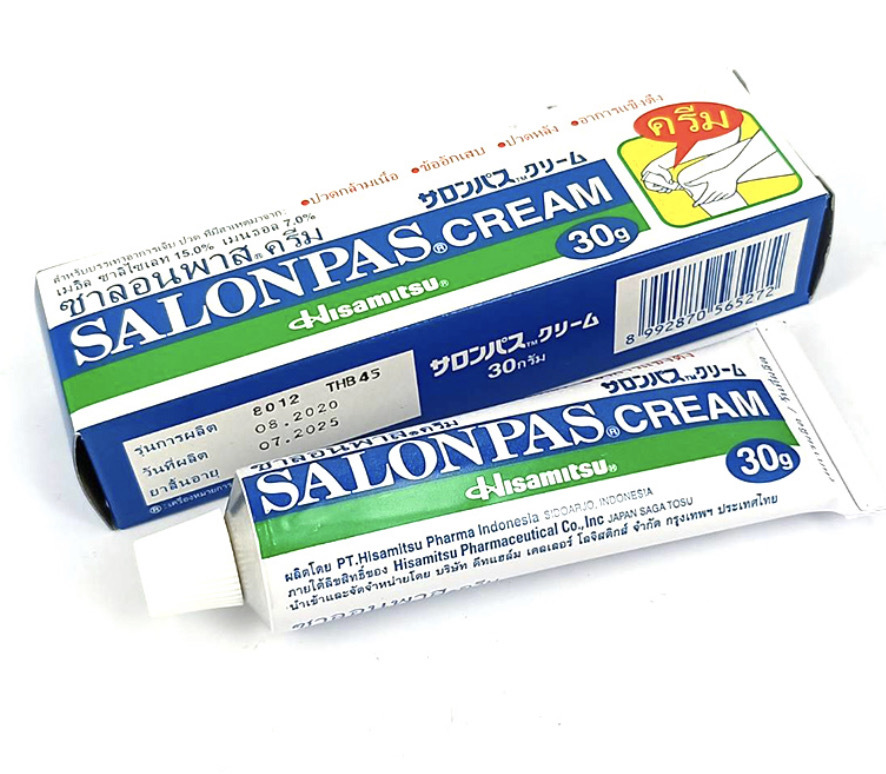 泰國版 Salonpas Cream撒隆巴斯藥膏 30g