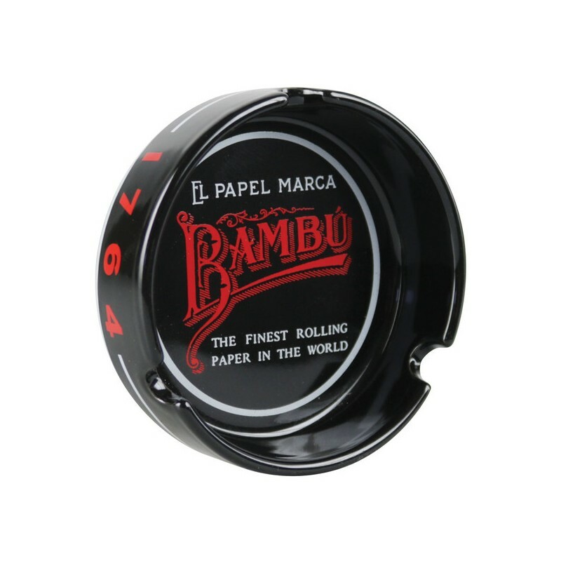 BAMBU ROLLING PAPERS CERAMIC ASHTRY - 3.8"