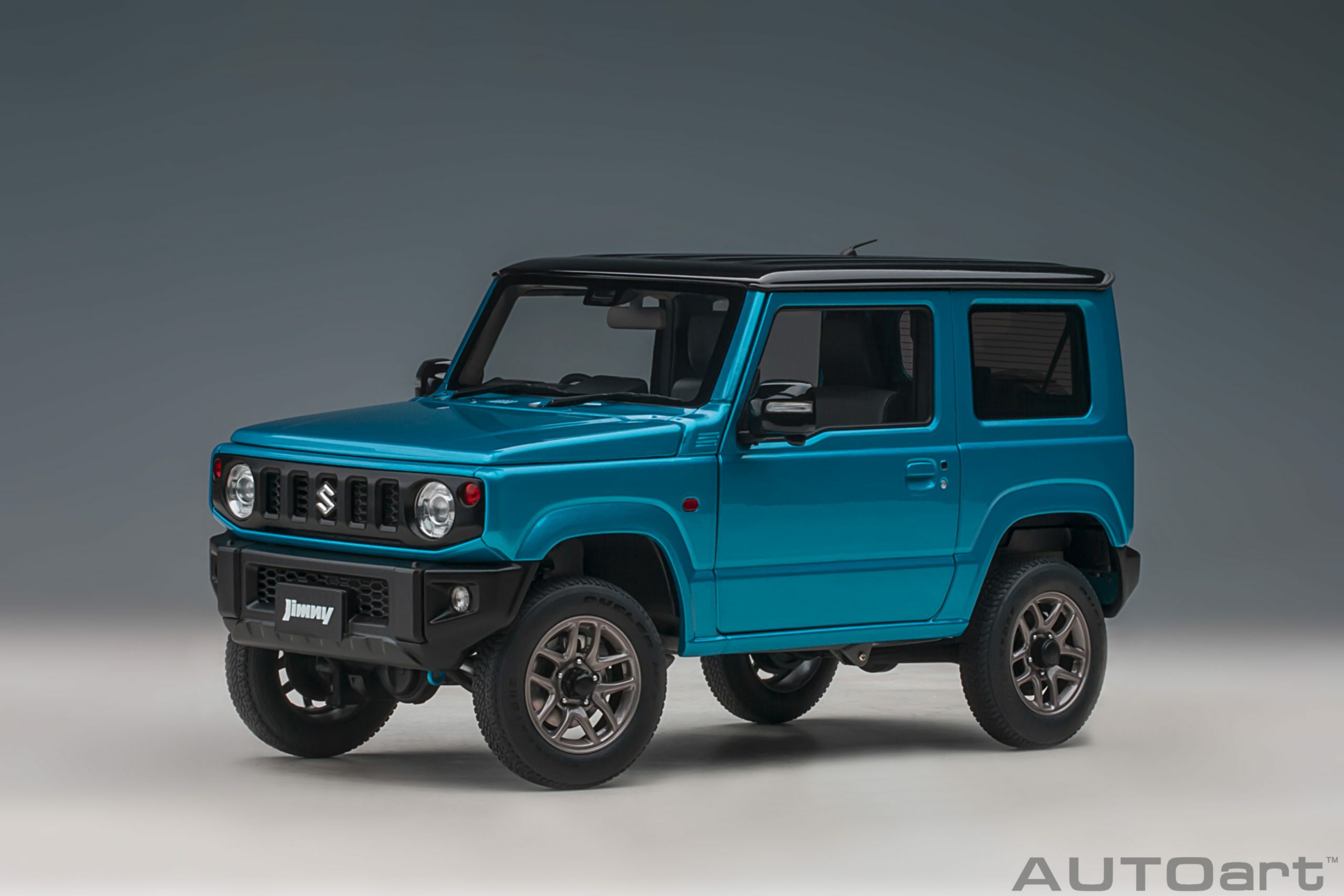1/18 AUTOART Suzuki Jimny (JB64) (Brisk Blue with Black roof) (78502)