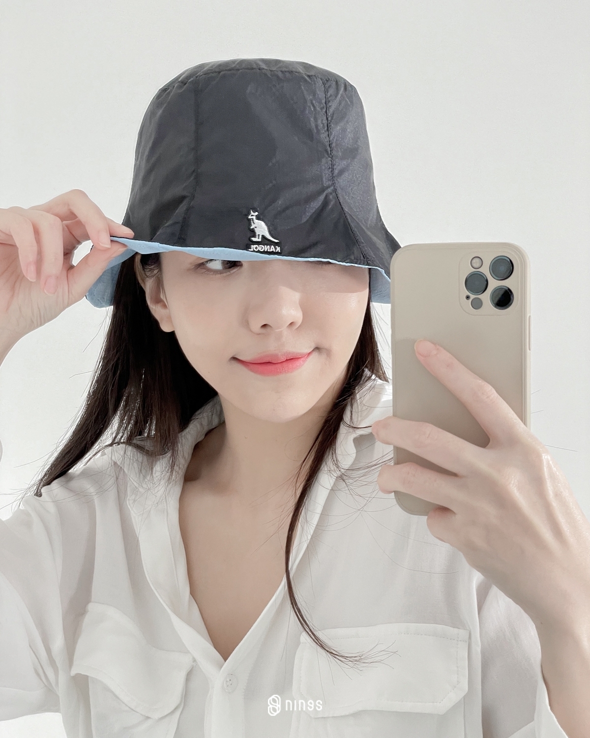 【零碼】KANGOL SEE ALL REV RAIN BUCKET 黑色 漁夫帽 K5300-BB435