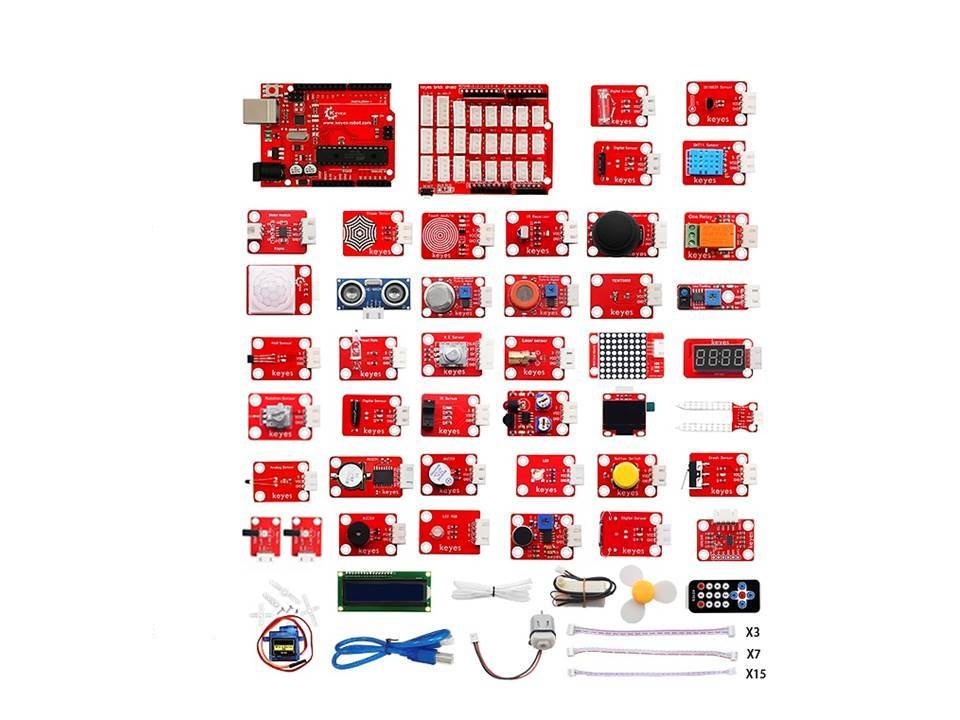 教育套件 KEYES mixly 圖形化學習42款 感測器套件 教學課程 ATmega328 Arduino 18820溫度感測器