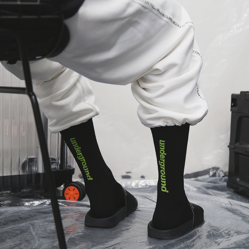 【SCFK016】來自地下Underground極簡後跟設計長襪