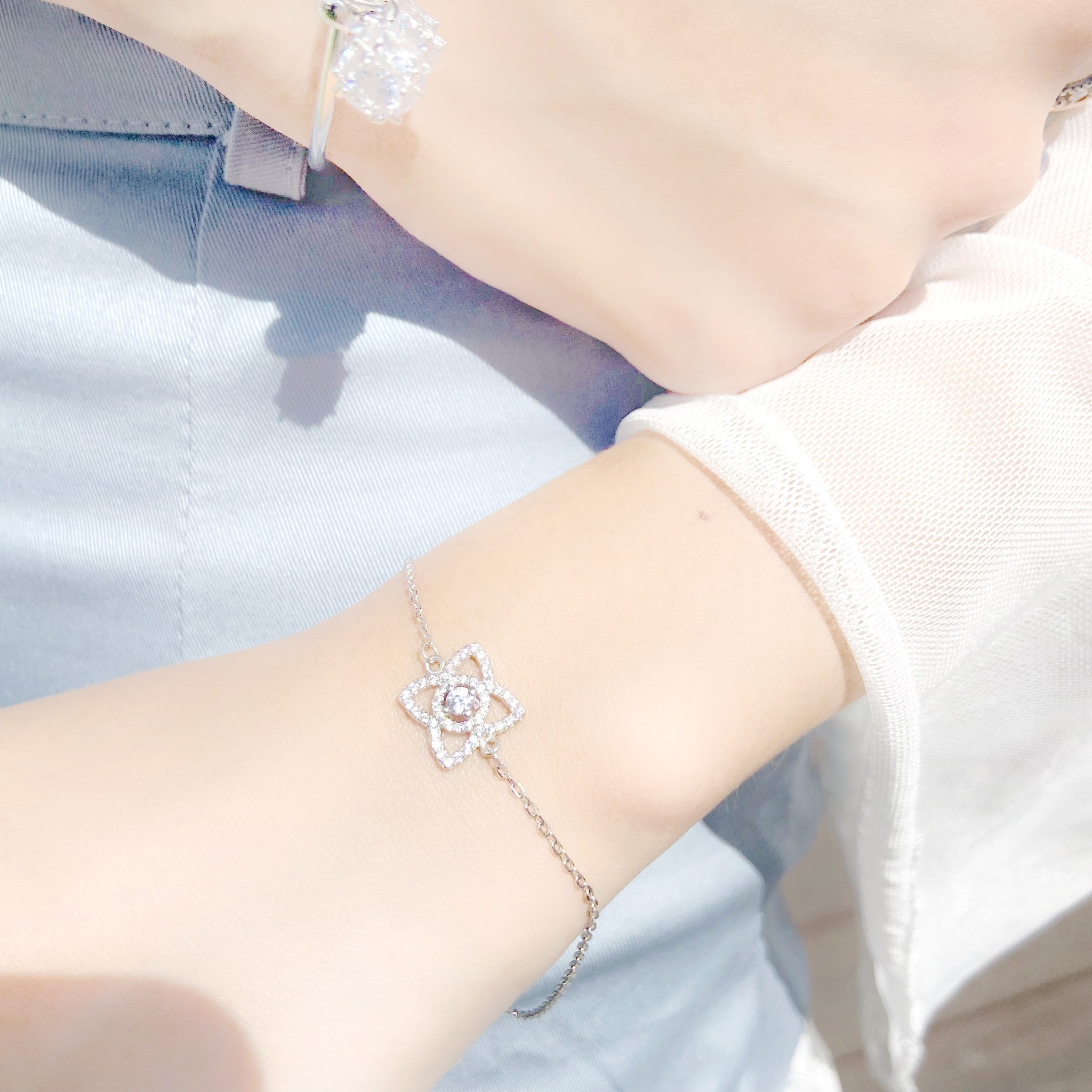 | 925 Silver | Floral Blanket Bracelet | BR0410 |