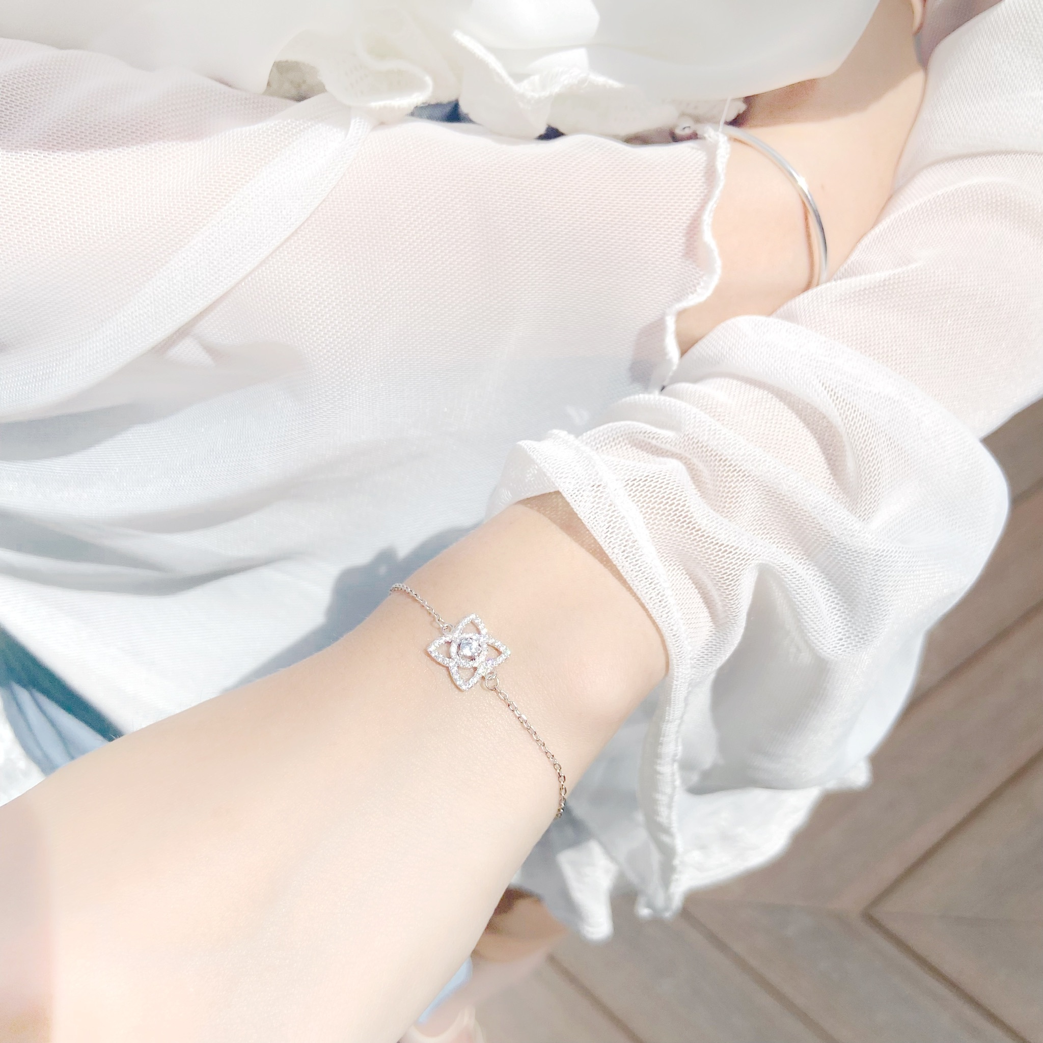 | 925 Silver | Floral Blanket Bracelet | BR0410 |