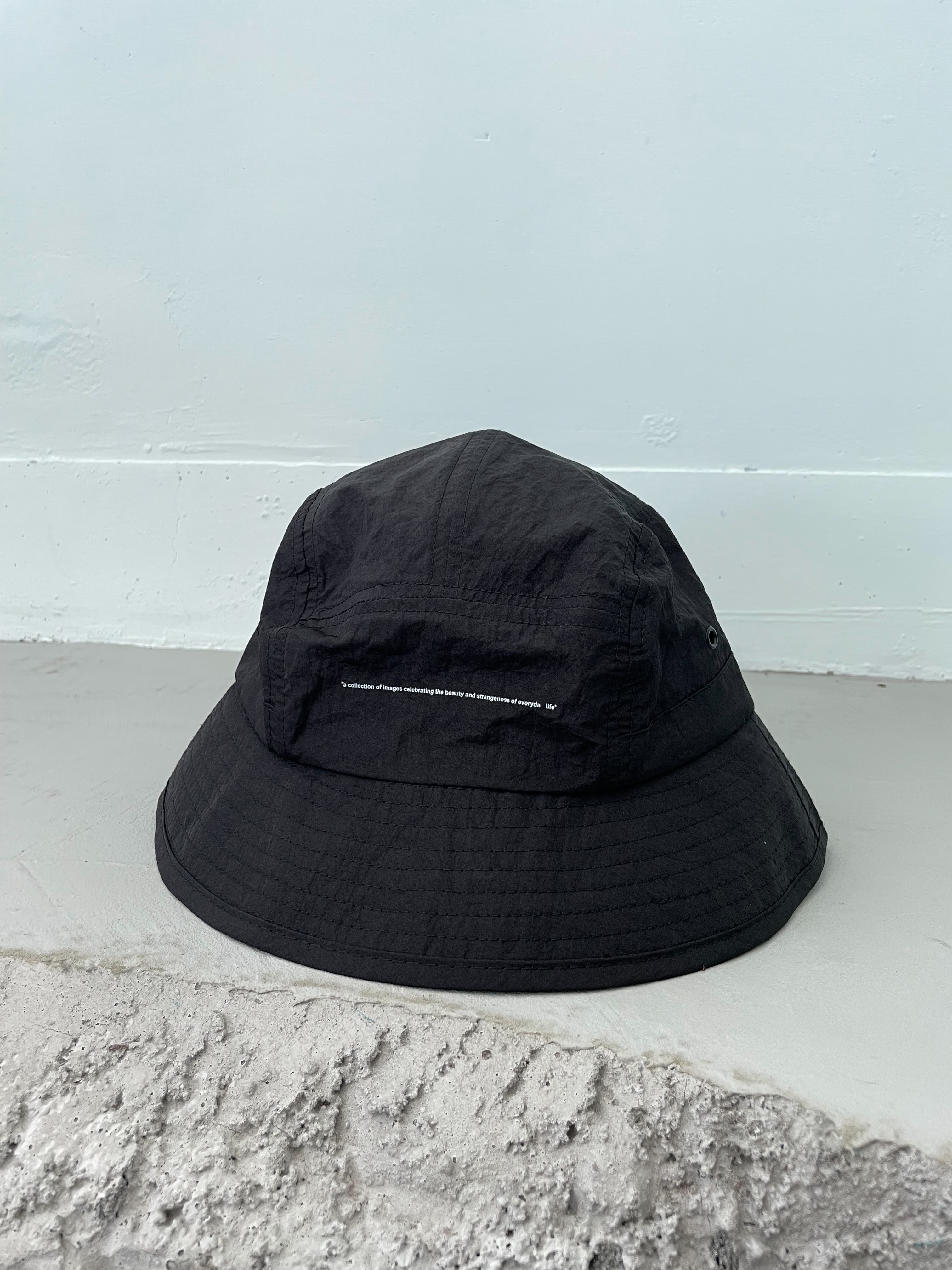 life 可調節防潑水黑色漁夫帽