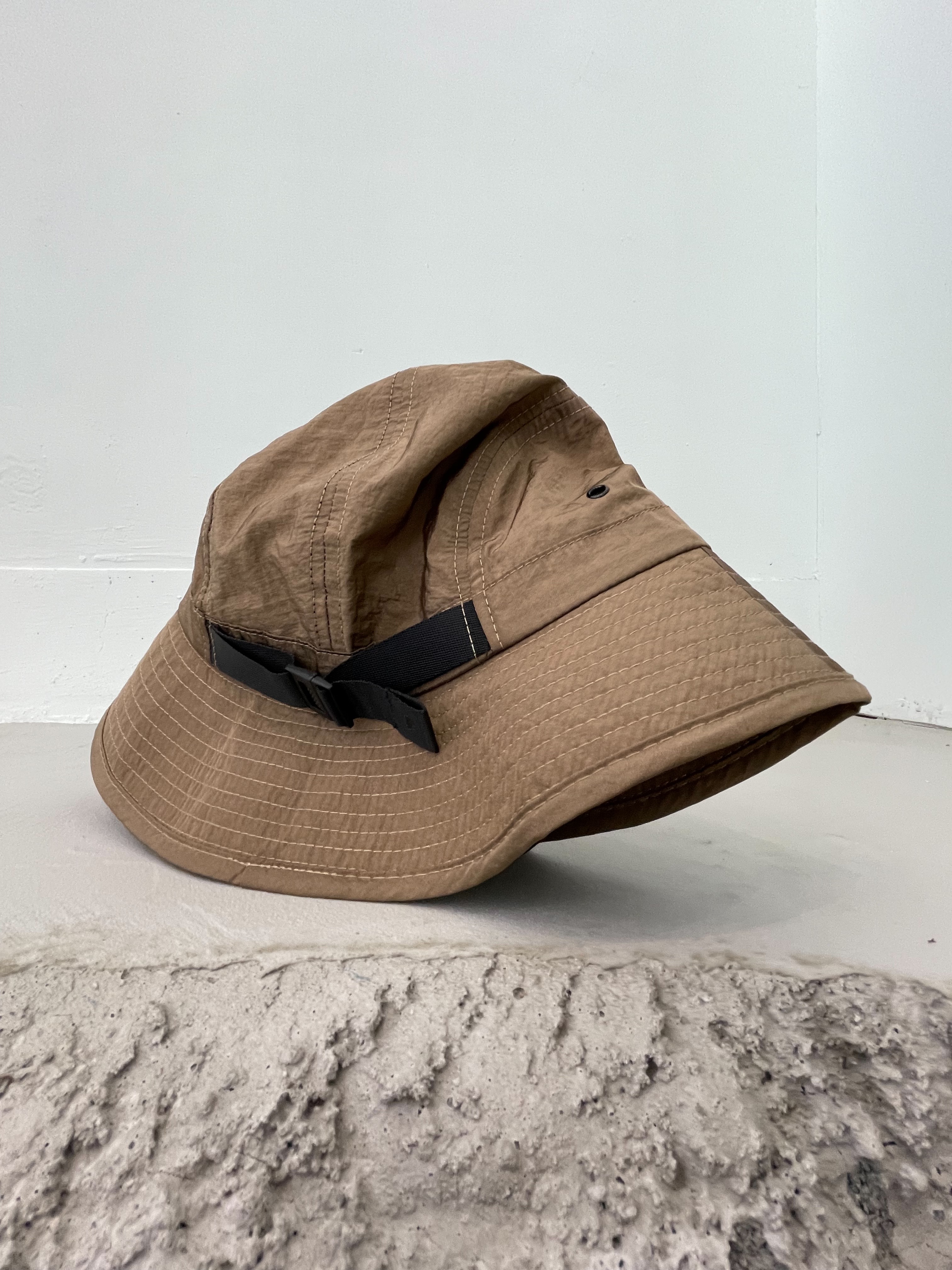 life 可調節防潑水卡其色漁夫帽