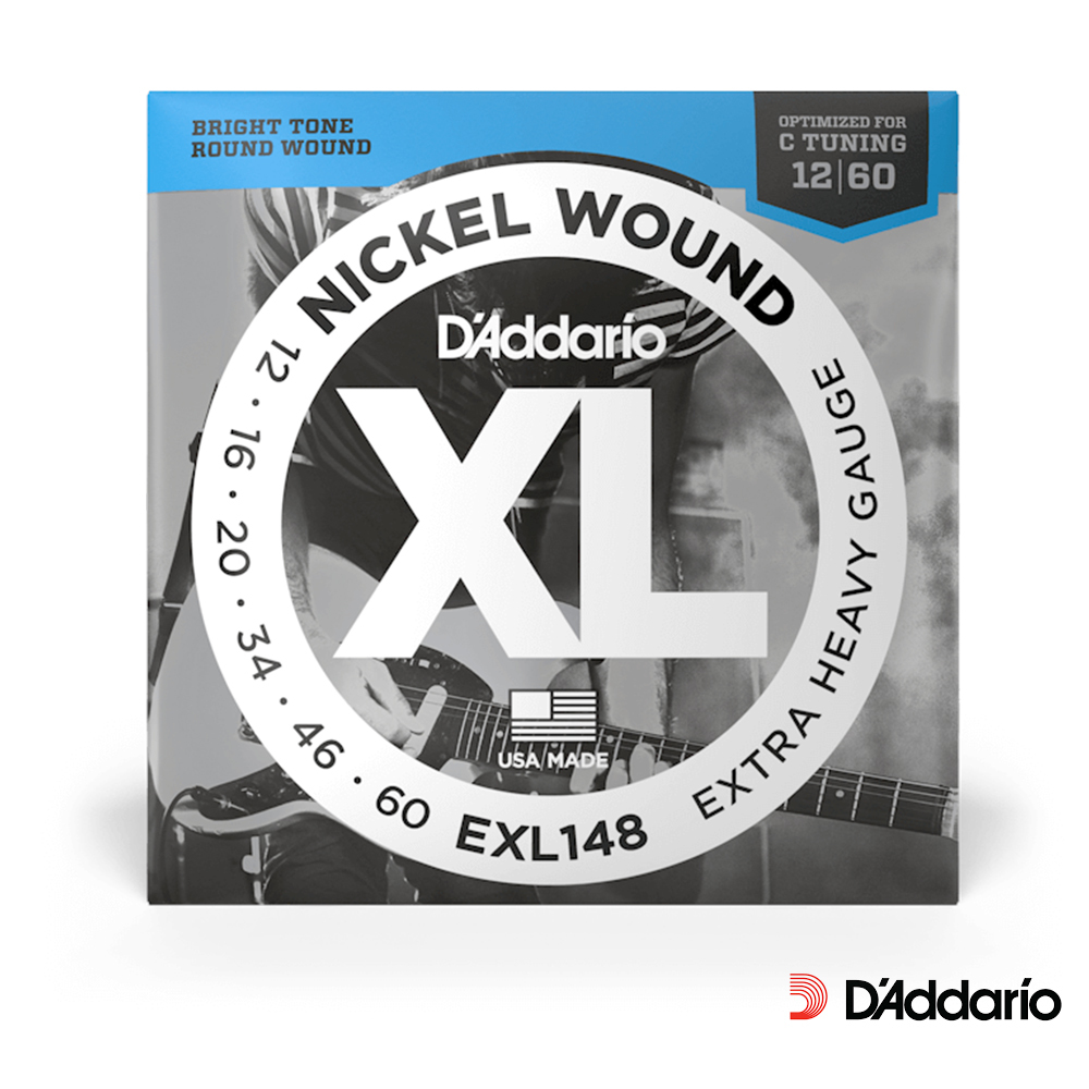 DAddario EXL 148 12/60 降弦專用 Drop C 電吉他弦 公司貨