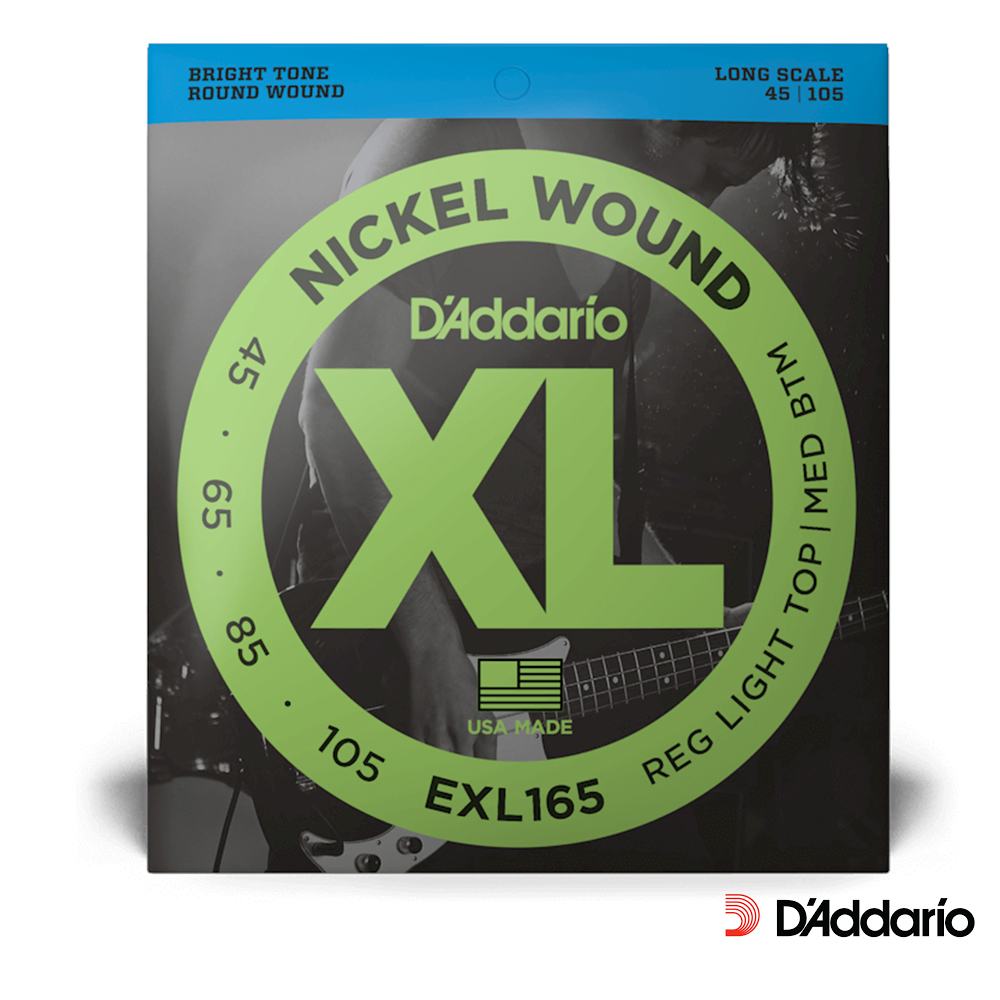 Daddario EXL 165 45/105 4弦 鎳纏繞弦 BASS弦 貝斯弦 公司貨