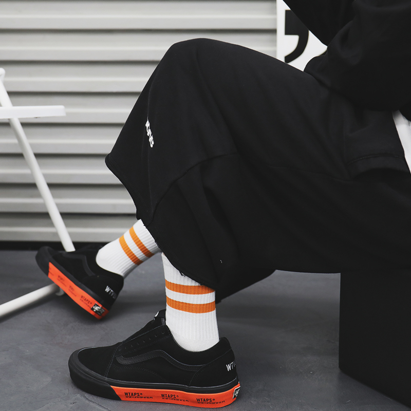 【SCYL031】百搭經典不敗素面雙線中筒加厚襪