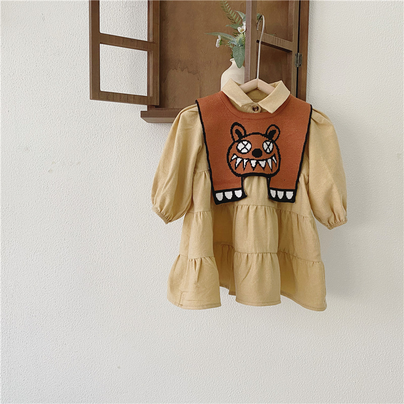 小老虎披肩+裙子兩件組