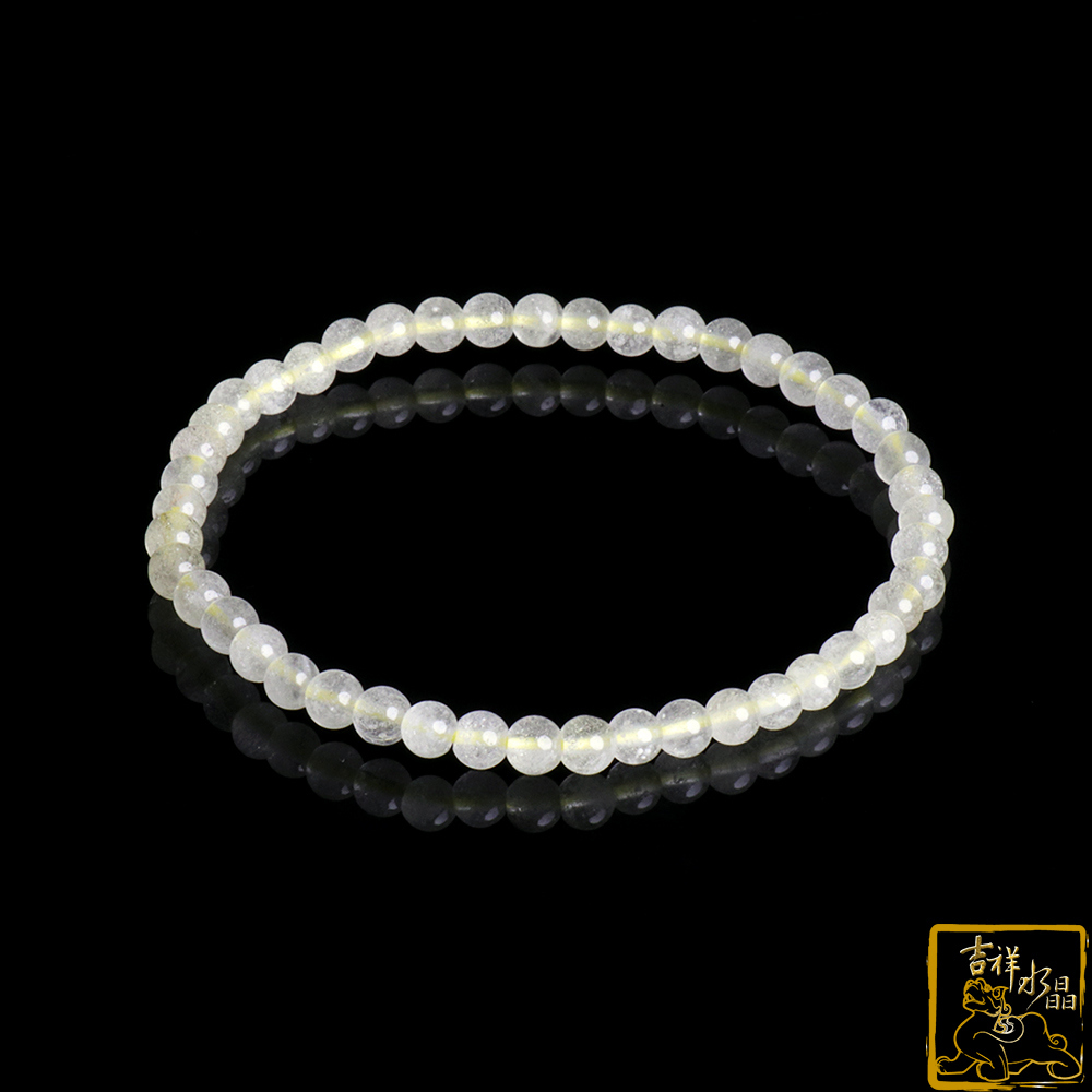 利比亞黃金隕石手珠    4~4.9mm 強大能量