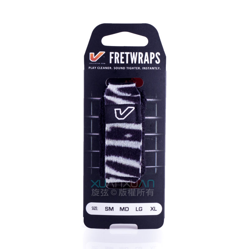 GruvGear GruvGear 動物斑馬紋 (ZEB) 悶音束帶 FretWrap 第 2 張圖片｜三峽配件 / 週邊