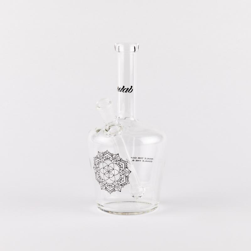 iDAB HENNY BOTTLE OIL RIG - MEDIUM (CLEAR) 10mm