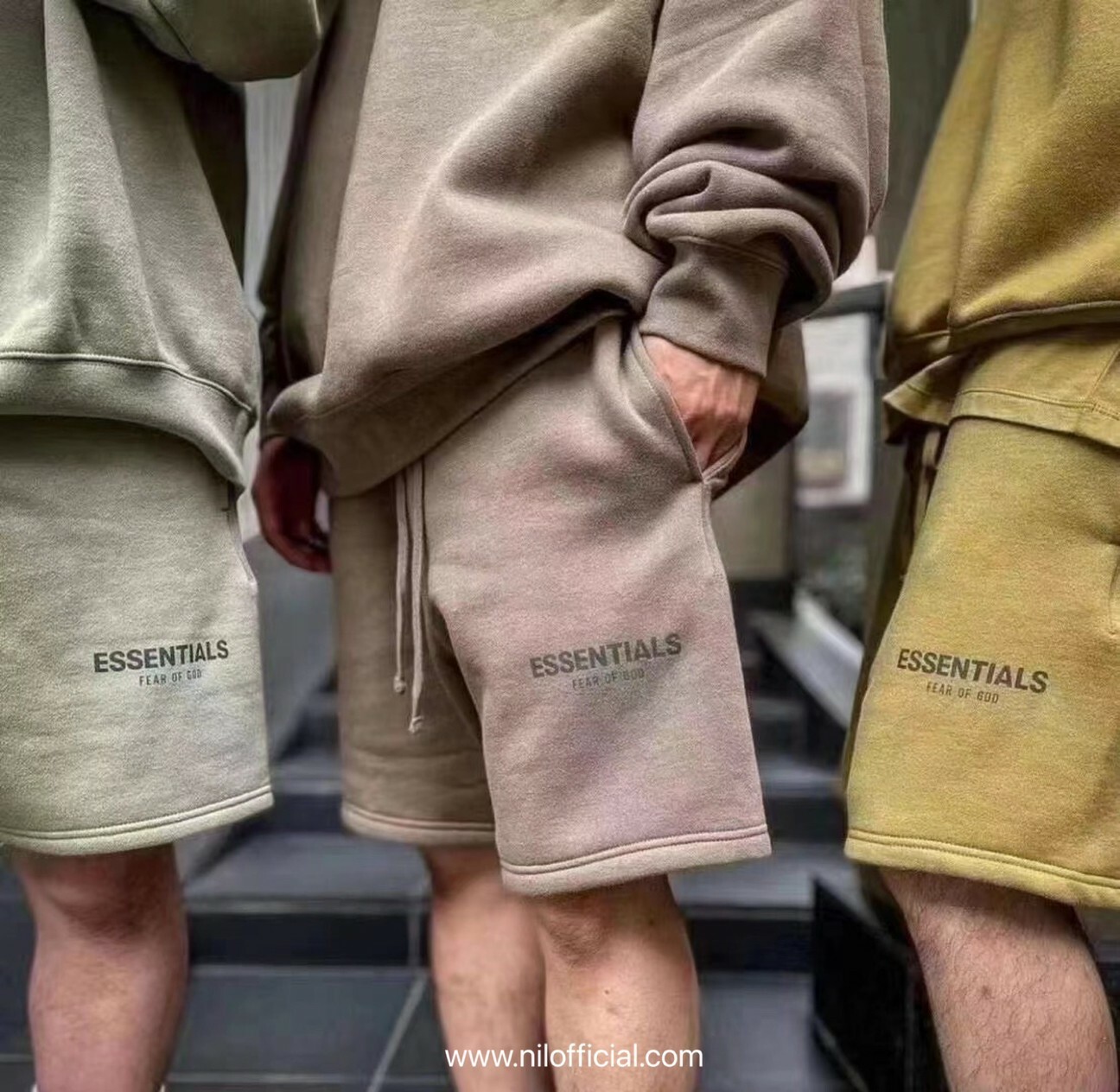 FOG Essentials 新款配色 字體Logo 棉短褲