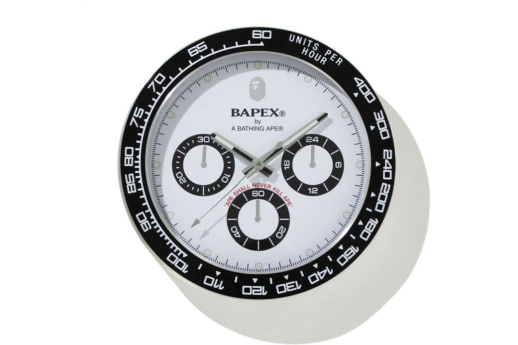 Bapex Type 4 Wall Clock Daytona 三眼時鐘
