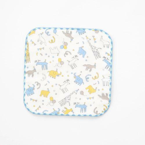 日本COCOWALK小方巾(恐龍) (藍色) 15x15 (日本製)