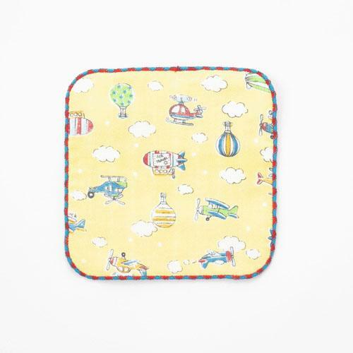 日本COCOWALK小方巾(天空) (黃色) 15x15 (日本製)