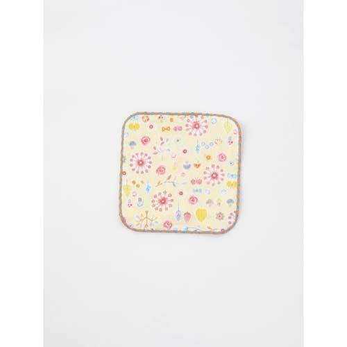 日本COCOWALK小方巾(糖果) (黃色) 15x15 (日本製)