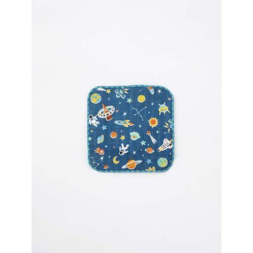 日本COCOWALK小方巾(宇宙) (藍色) 15x15 (日本製)