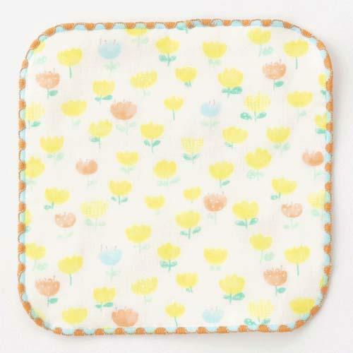 日本COCOWALK小方巾(向日葵) (黃色) 15x15 (日本製)