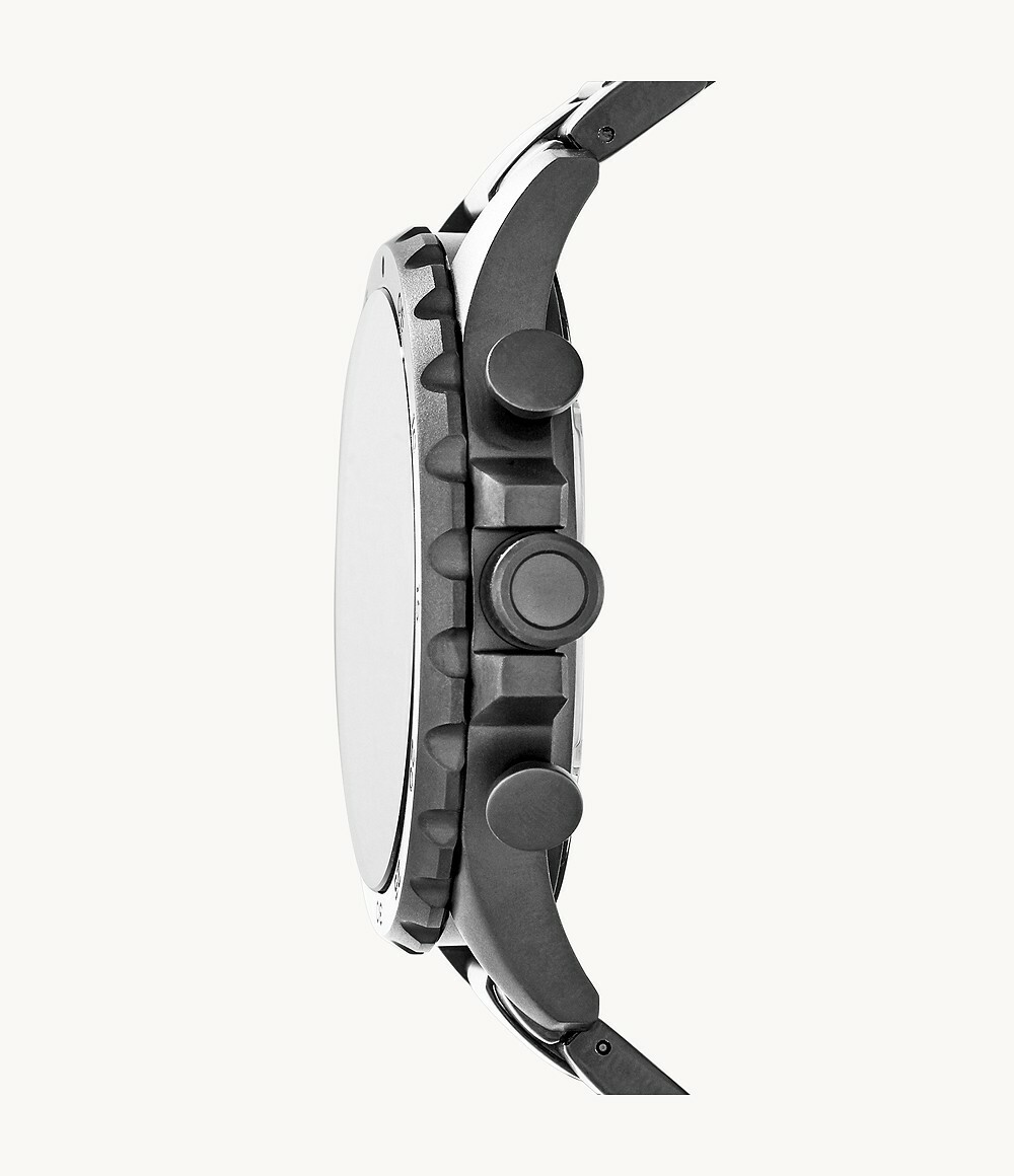 萬年鐘錶 - Fossil  大錶徑三眼計時男錶  JR1437 錶徑50MM