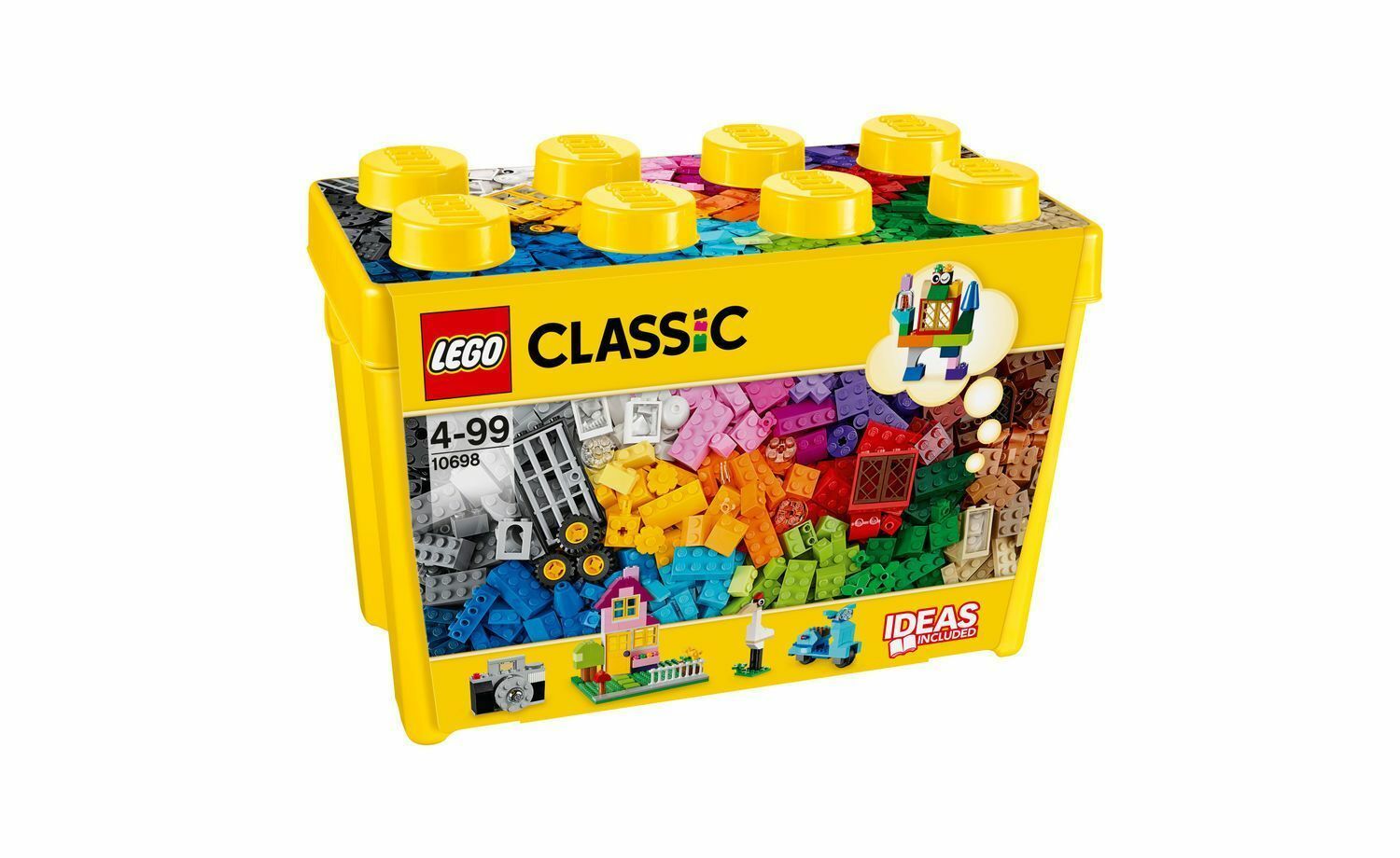 [飛米樂高積木磚賣店] LEGO 10698 Classic-樂高® 大型創意拼砌盒桶