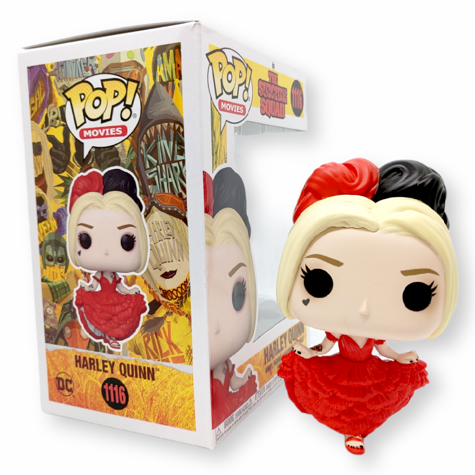 FUNKO POP<自殺特攻>小丑女(紅禮服)-No.1116