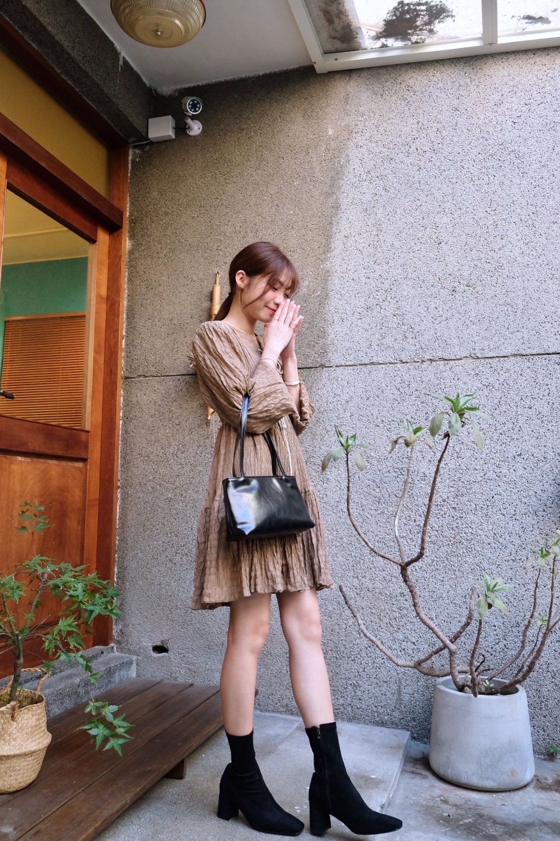 春日小慵懶波西米亞綁繩短洋