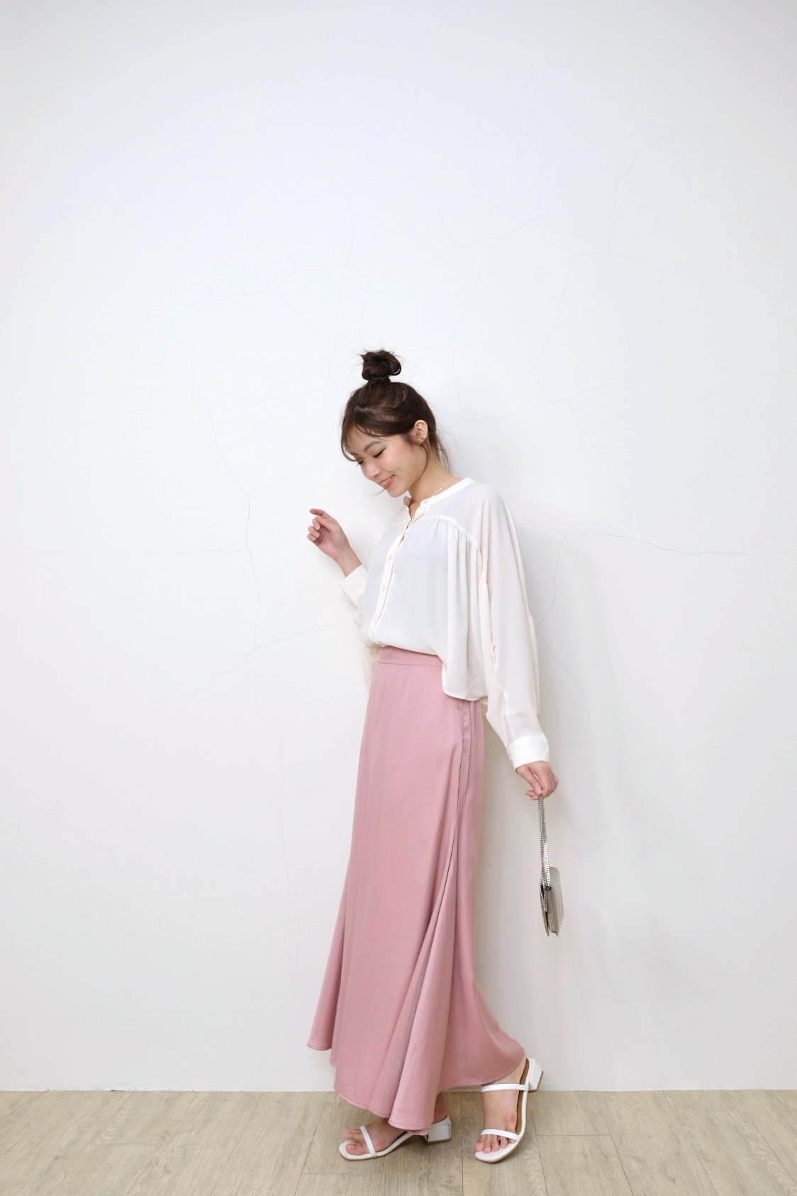 絕美高級質感絲柔光感魚尾裙