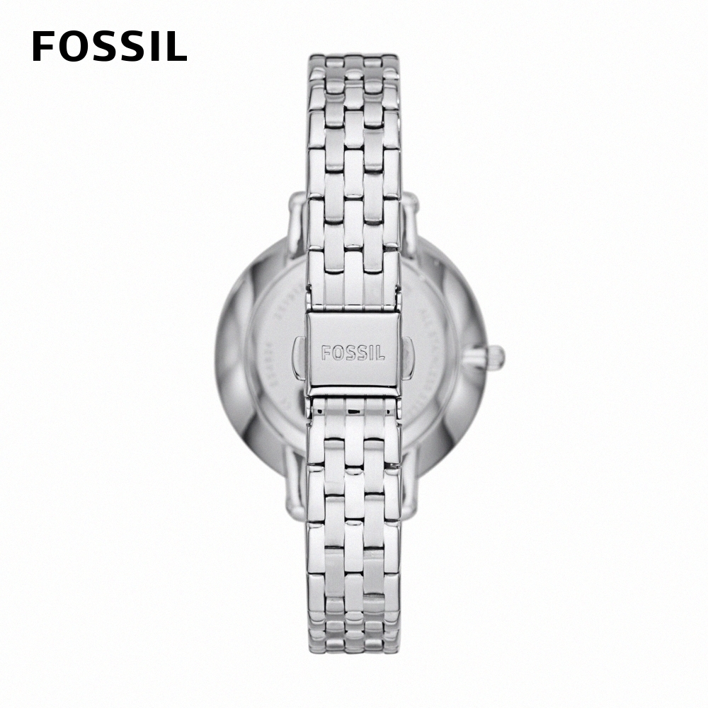 萬年鐘錶 - Fossil  白面簡約經典女錶   ES4924 錶徑38MM