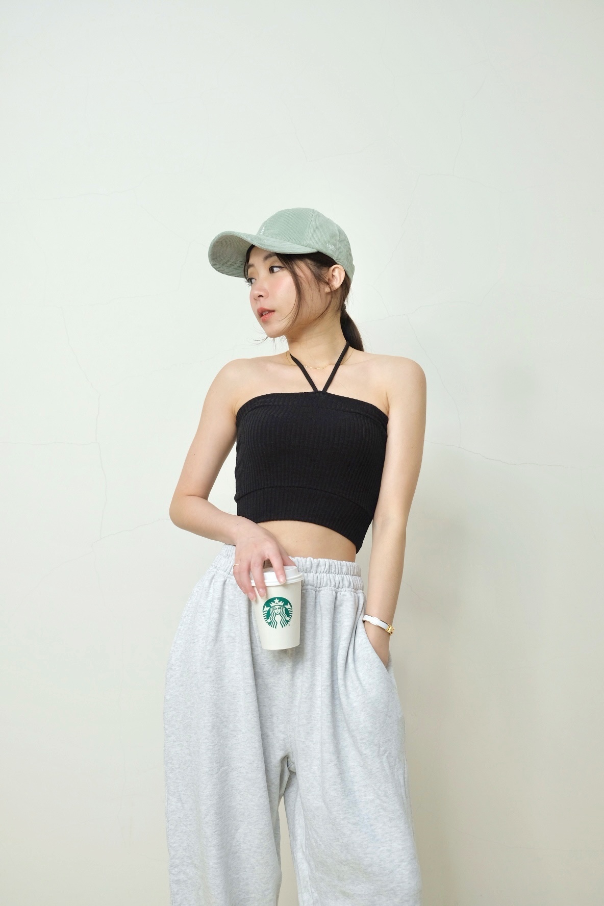 包色囤貨辣妹必備綁帶平口針織