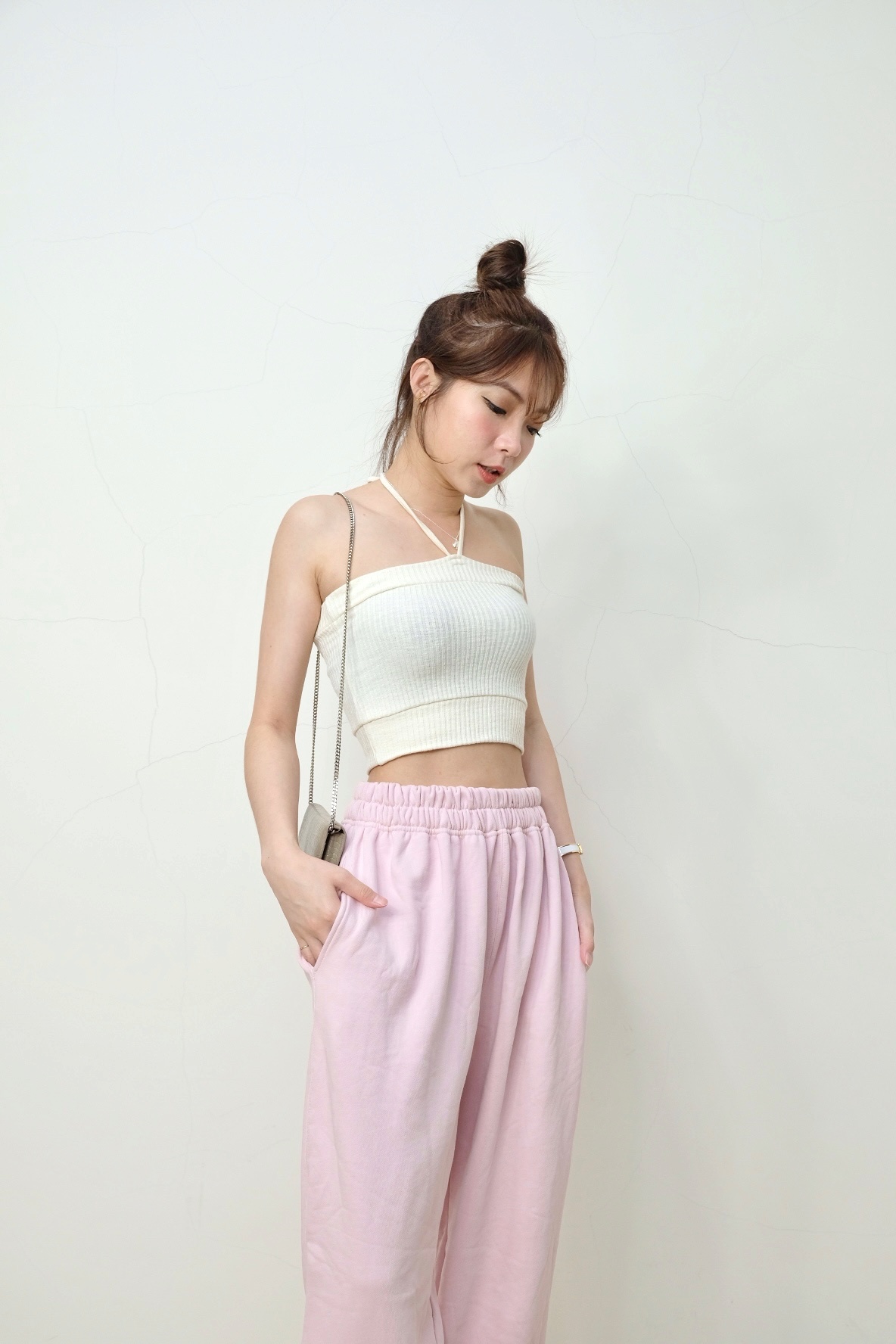 包色囤貨辣妹必備綁帶平口針織