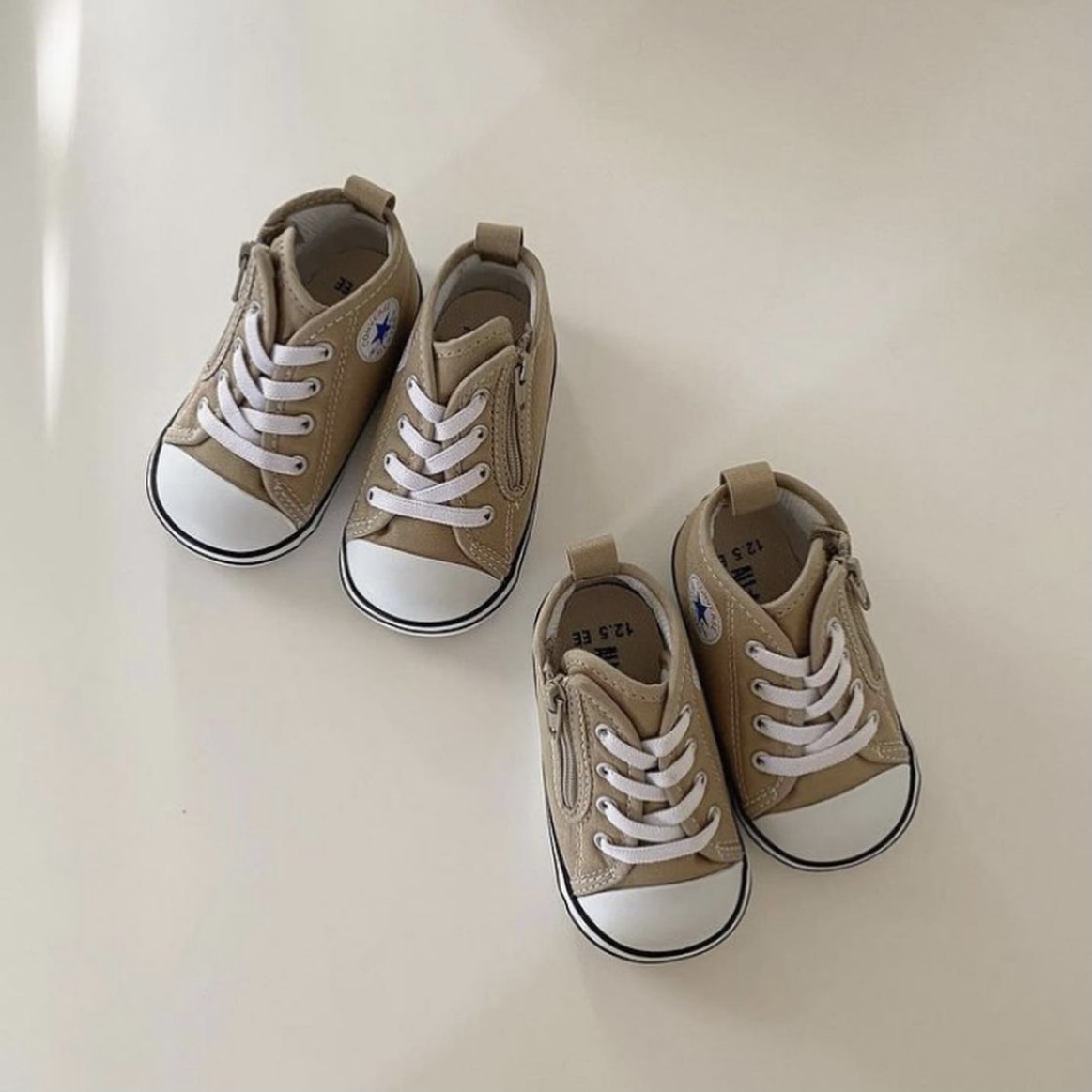 限時特價預購┃日本限定 CONVERSES CHILD ALL STAR N COLORS Z HI 卡其帆布高筒 37300930