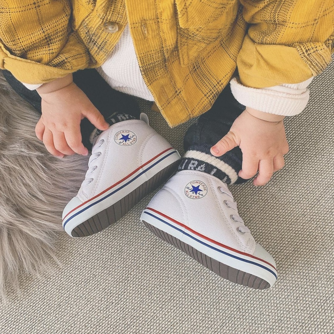 限時特價預購┃日本 CONVERSE ALL STAR BABY 基本款 卡其色 黑色 白色 米白 紅色 小孩 帆布鞋