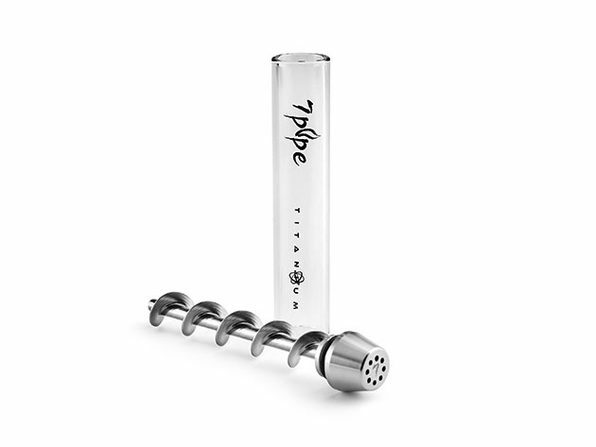 7PIPE TWISTY GLASS 7PIPE TITANIIUM