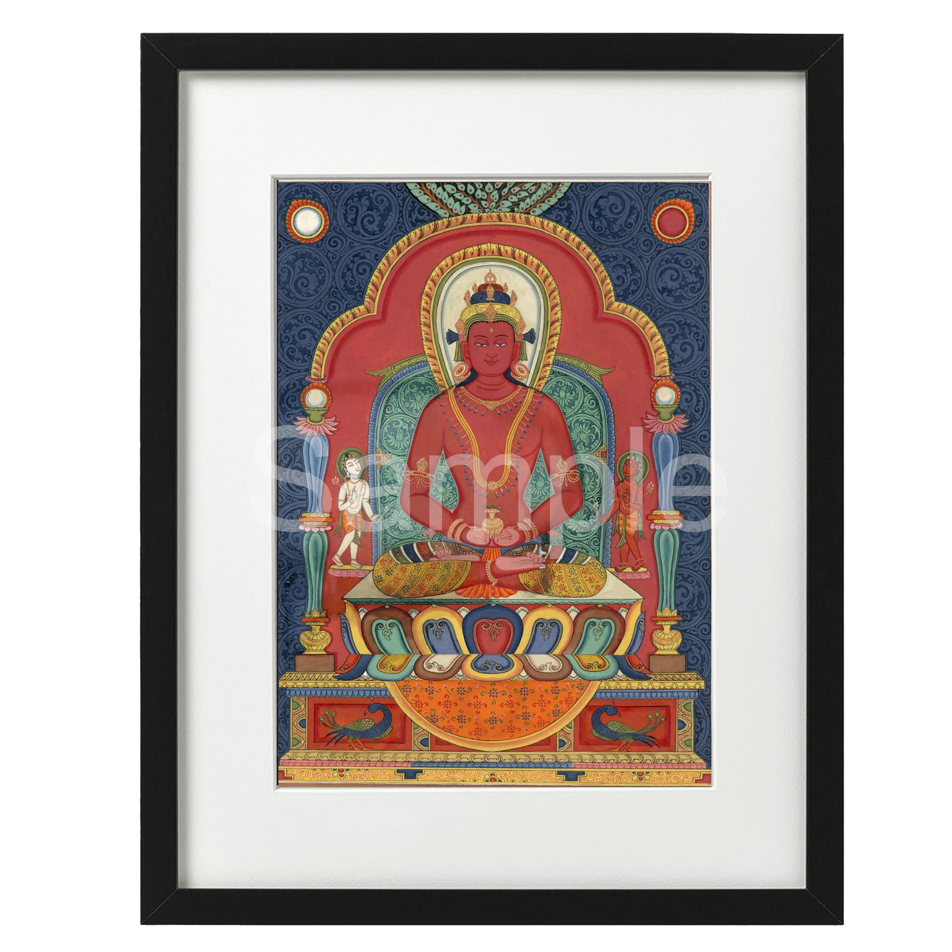 [預購]【限量】Sudarshan Suwal 唐卡印刷作品 - 《觀。修》系列