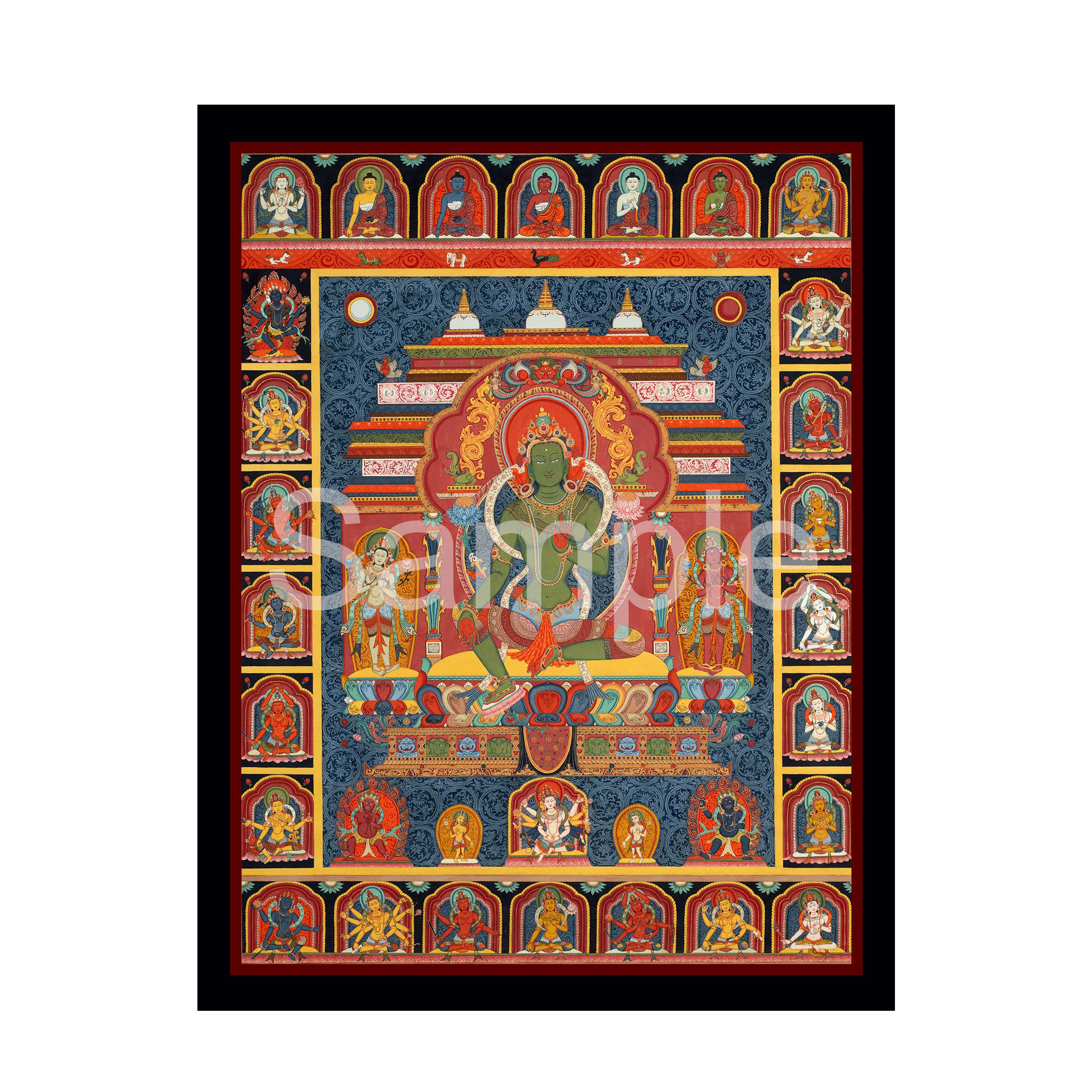 [預購]【限量】Sudarshan Suwal 唐卡印刷作品 - ART PRINT系列