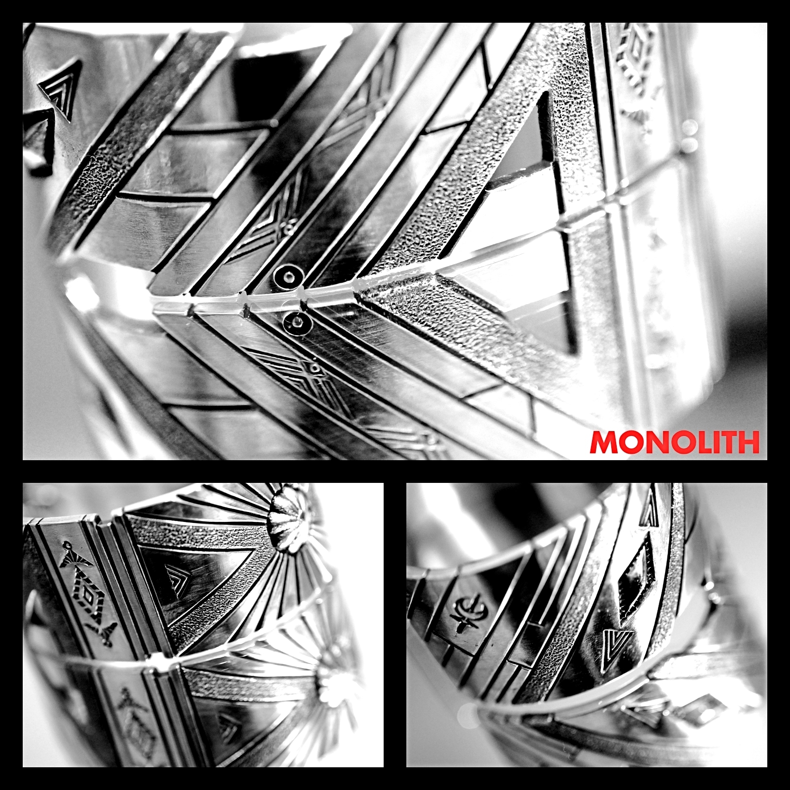 幾何打印寬版【手環】